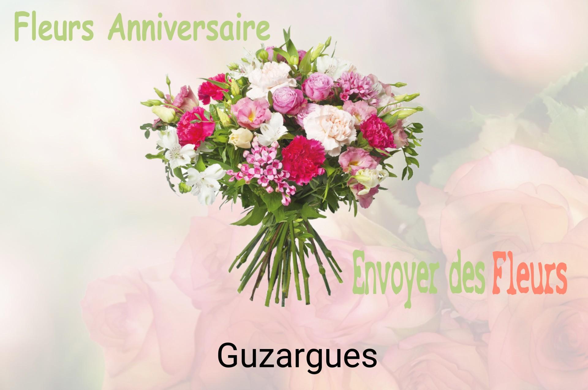 Bouquet de fleurs d’anniversaire livré à Guzargues